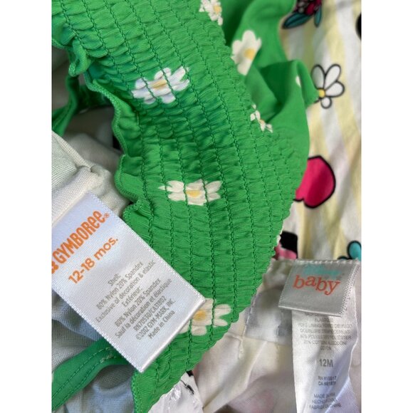 BABY GIRL LOT CLOTHES 12 MONTHS 3 PCS MINNIE MOUSE ANIMAL PRINT SWINSUIT - Picture 9 of 9